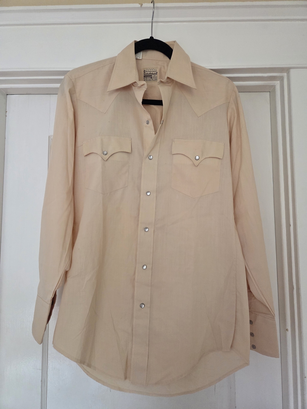 Vintage 1970s Montgomery Ward Classic Western Pearl Snap Shirt